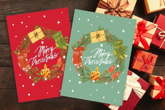 Top 15 Printable Christmas Greeting Cards
