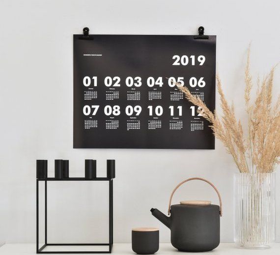 Top 20 Calendars 2019 from various designers.