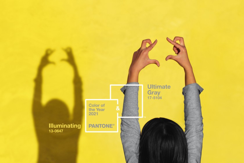 A light of hope from the shadow, meet the new Pantone colors of 2021: 17-5104 Ultimate Gray & 13-0647 Illuminating
