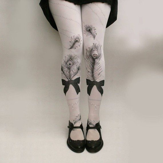 You will not miss these legs passing by! 20 coloured tights