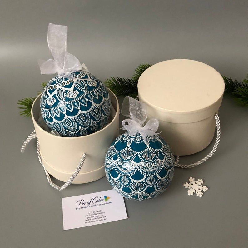 30+ handmade Christmas balls you would want to keep
