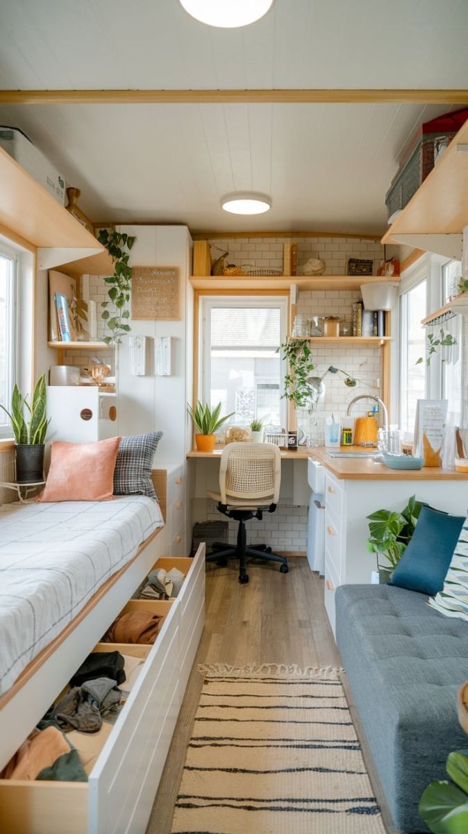 Smart Storage Ideas for Tiny Homes 🏡✨