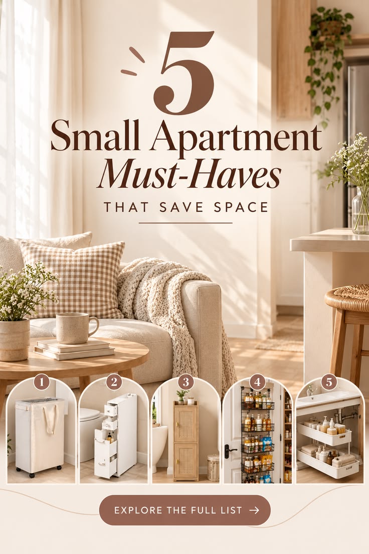 5 Space-Saving Products for Small Apartments That Make Life Easier